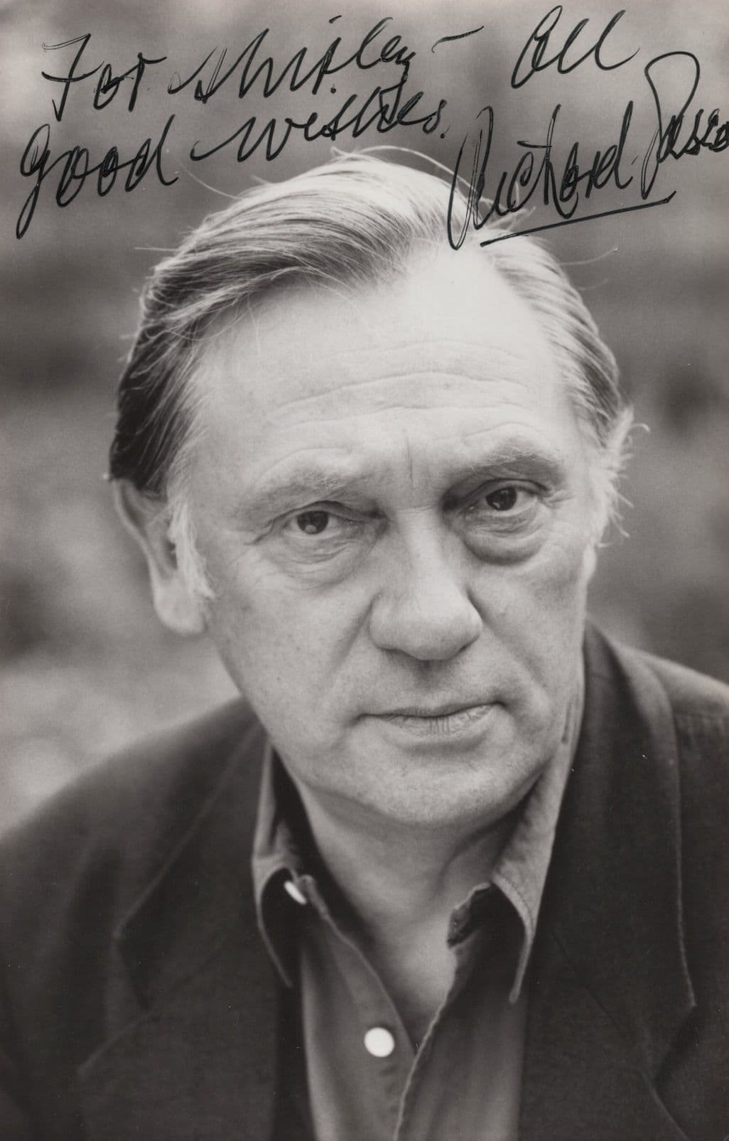 Richard Pasco Hammer Film Rasputin The Gorgon Hand Signed Photo