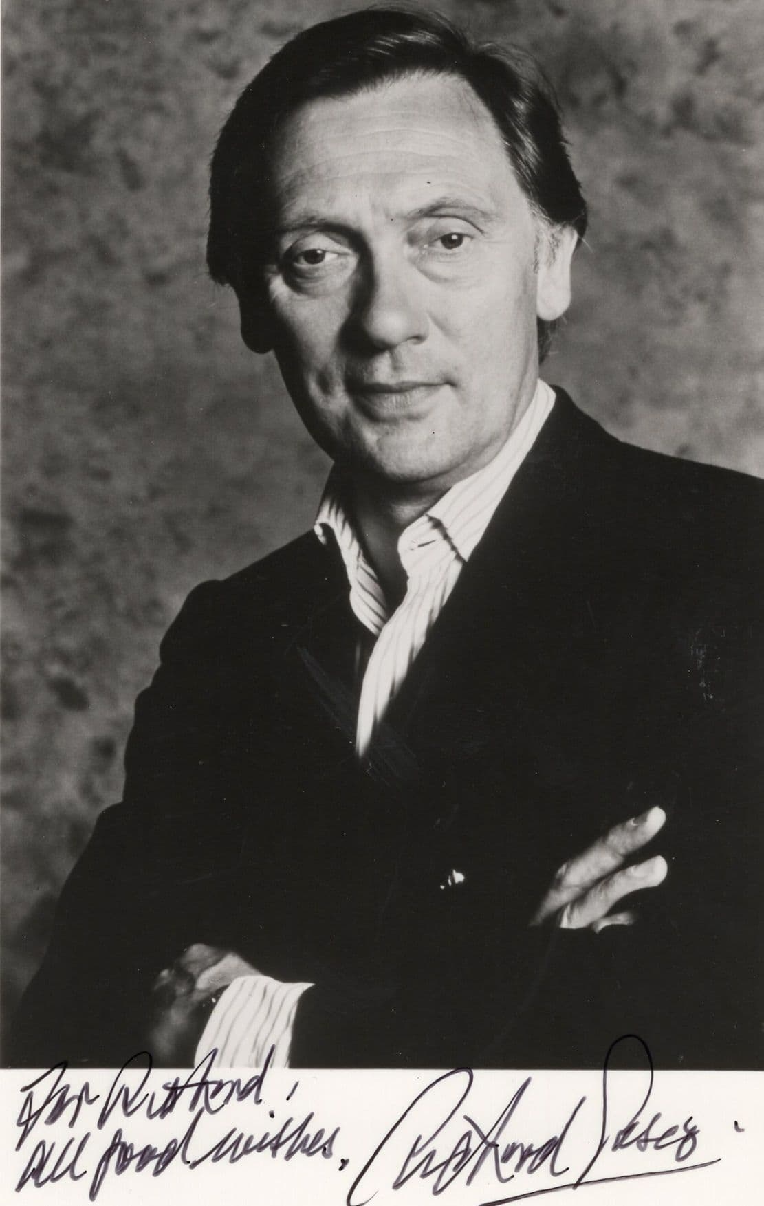 Richard Pasco Shakespeare Actor BBC TV Hand Signed Photo
