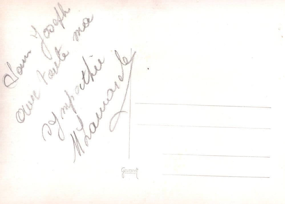 Richter Seraing French German Singer Soprano Signed Real Photo Postcard