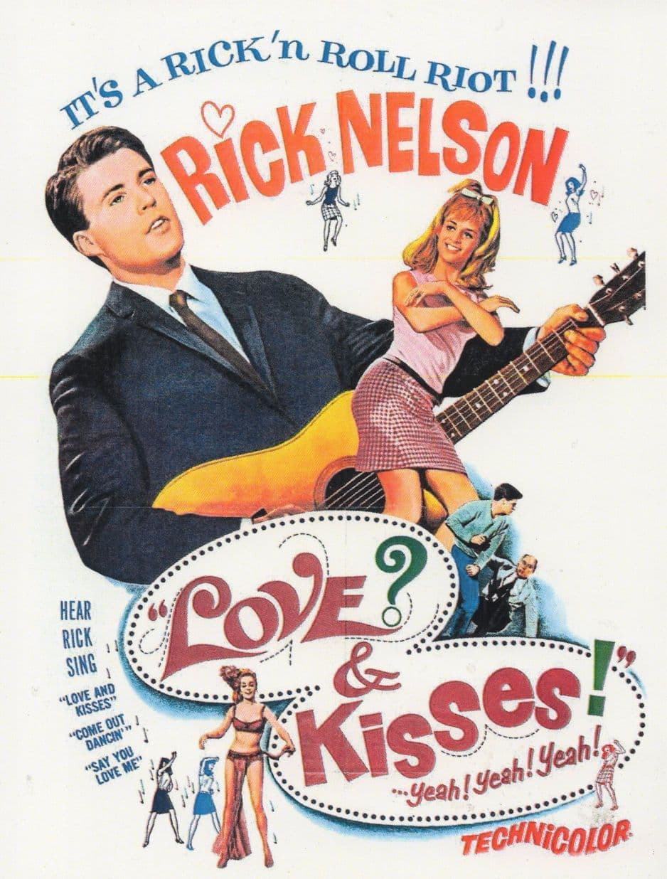 Rick Nelson Love & Kisses Rock & Roll Music Poster Art Postcard