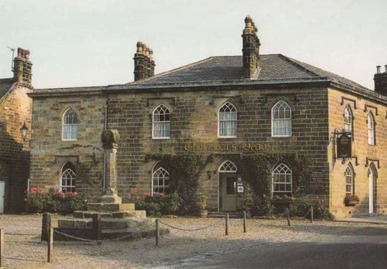 Ripley Castle The Boars Head Pub Postcard