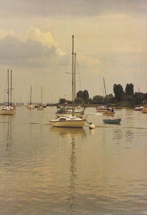 River Crouch South Woodham Ferrers Chelmsford Boat Ship Lake Postcard