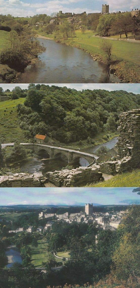 River Swale 3x Stunning Postcard s