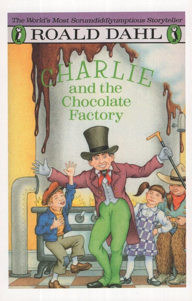 Roald Dahl Charlie & The Chocolate Factory 1988 Book Postcard
