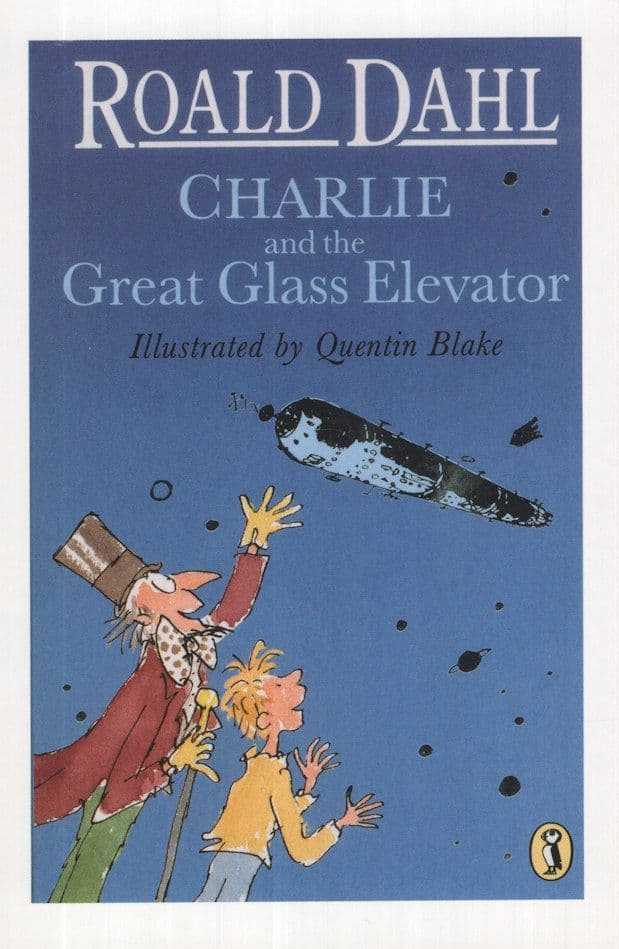 Roald Dahl Charlie & The Glass Elevator 1995 Book Postcard