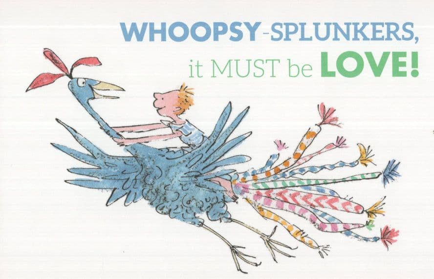 Roald Dahl Dirty Beasts Book It Must Be Love Postcard