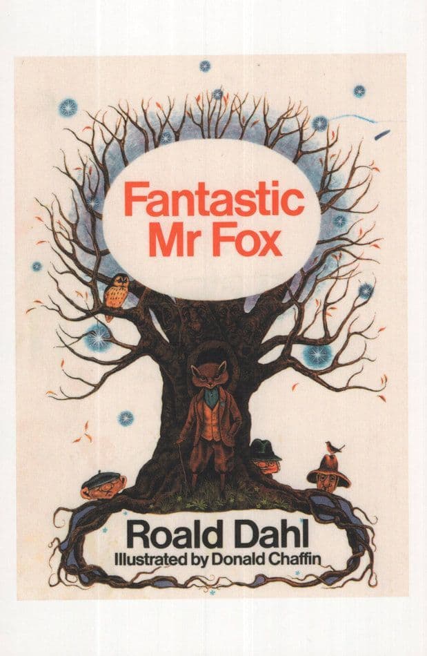Roald Dahl Fantastic Mr Fox 1970 Book Postcard