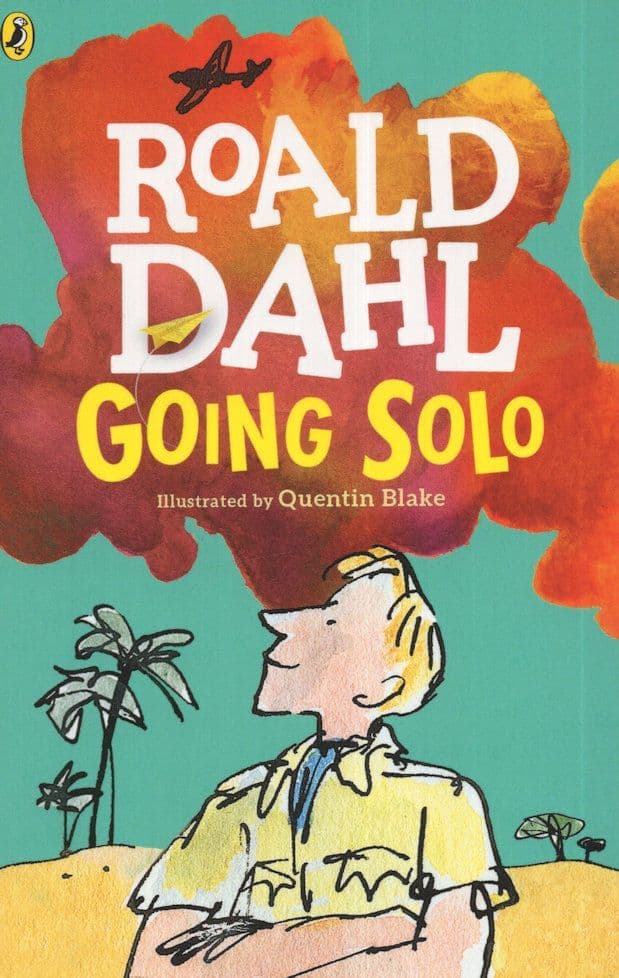 Roald Dahl Going Solo 2016 Book Postcard