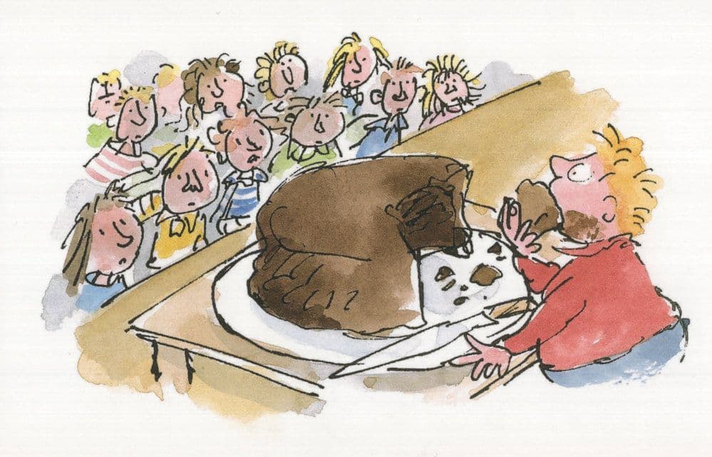 Roald Dahl Matilda Book Good Luck To You Postcard