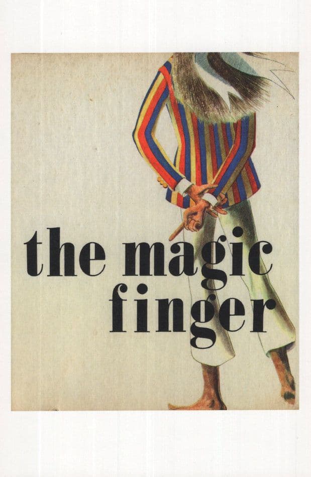 Roald Dahl The Magic Finger 1968 Book Postcard