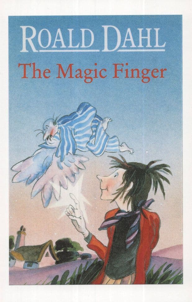 Roald Dahl The Magic Finger 1989 Book Postcard