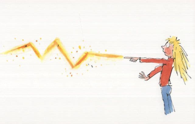 Roald Dahl The Magic Finger Book Magical Hand Postcard