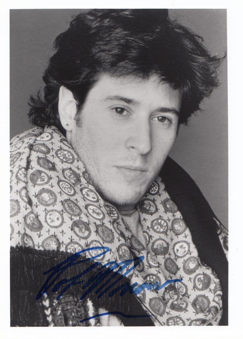 Rob Morrow Vintage Early Hand Signed Photo