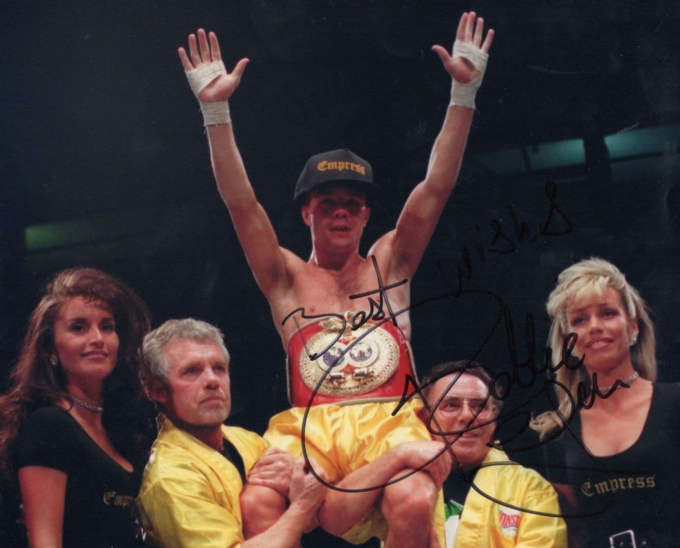 Robbie Regan 10x8 Welsh Boxing Champion Hand Signed Photo