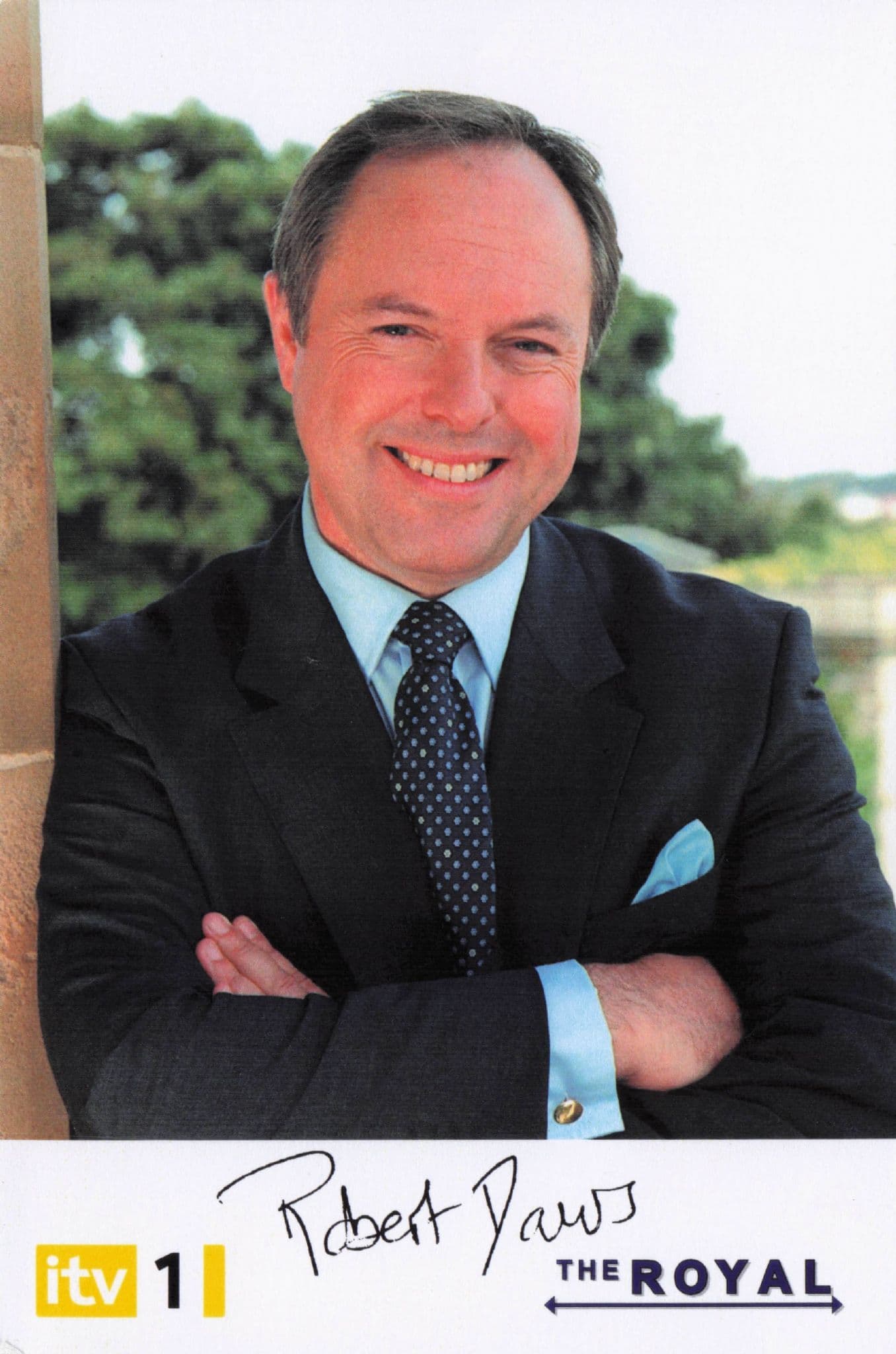 Robert Daws The Royal Rare Pre Printed Signed Cast Card Photo