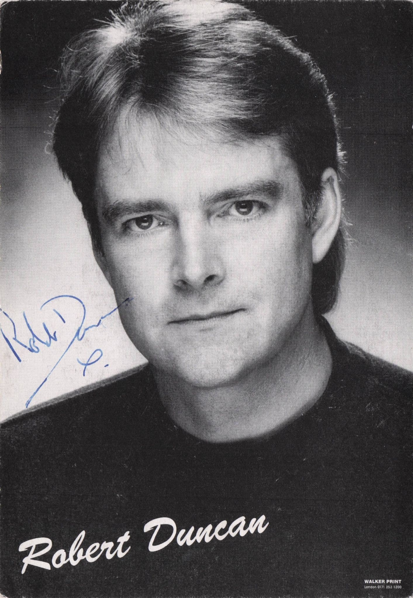 Robert Duncan Drop The Dead Donkey DOUBLE Hand Signed Photo