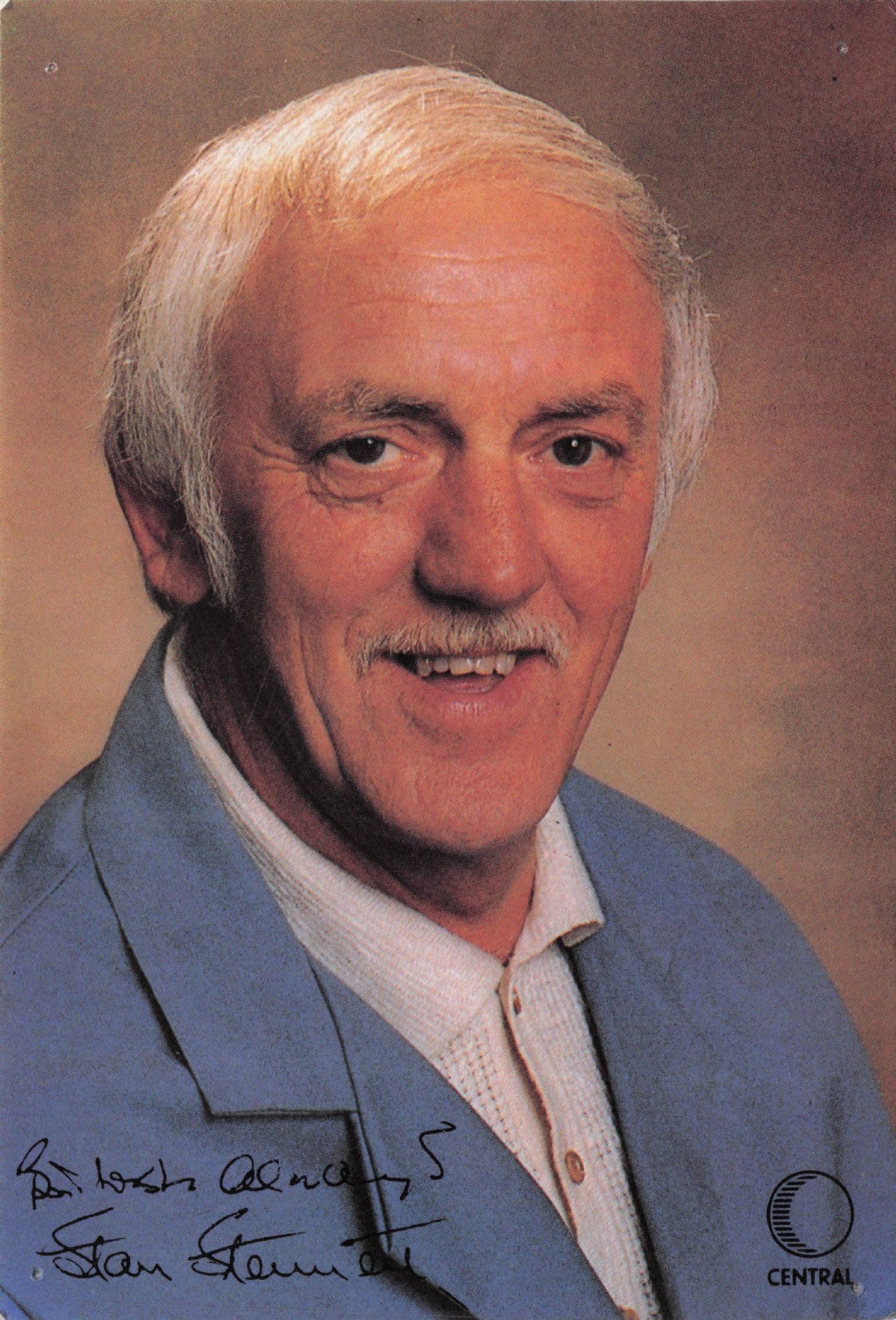 Robert Grange as Dr James Wilcox Crossroads Printed Signed Photo