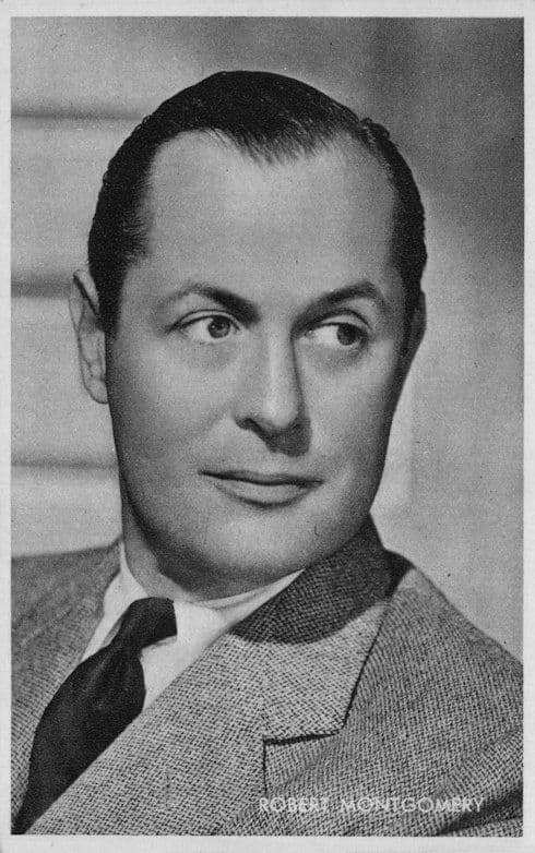 Robert Montgomery Vintage Rare Kwatta Film Movie Postcard Size Portrait
