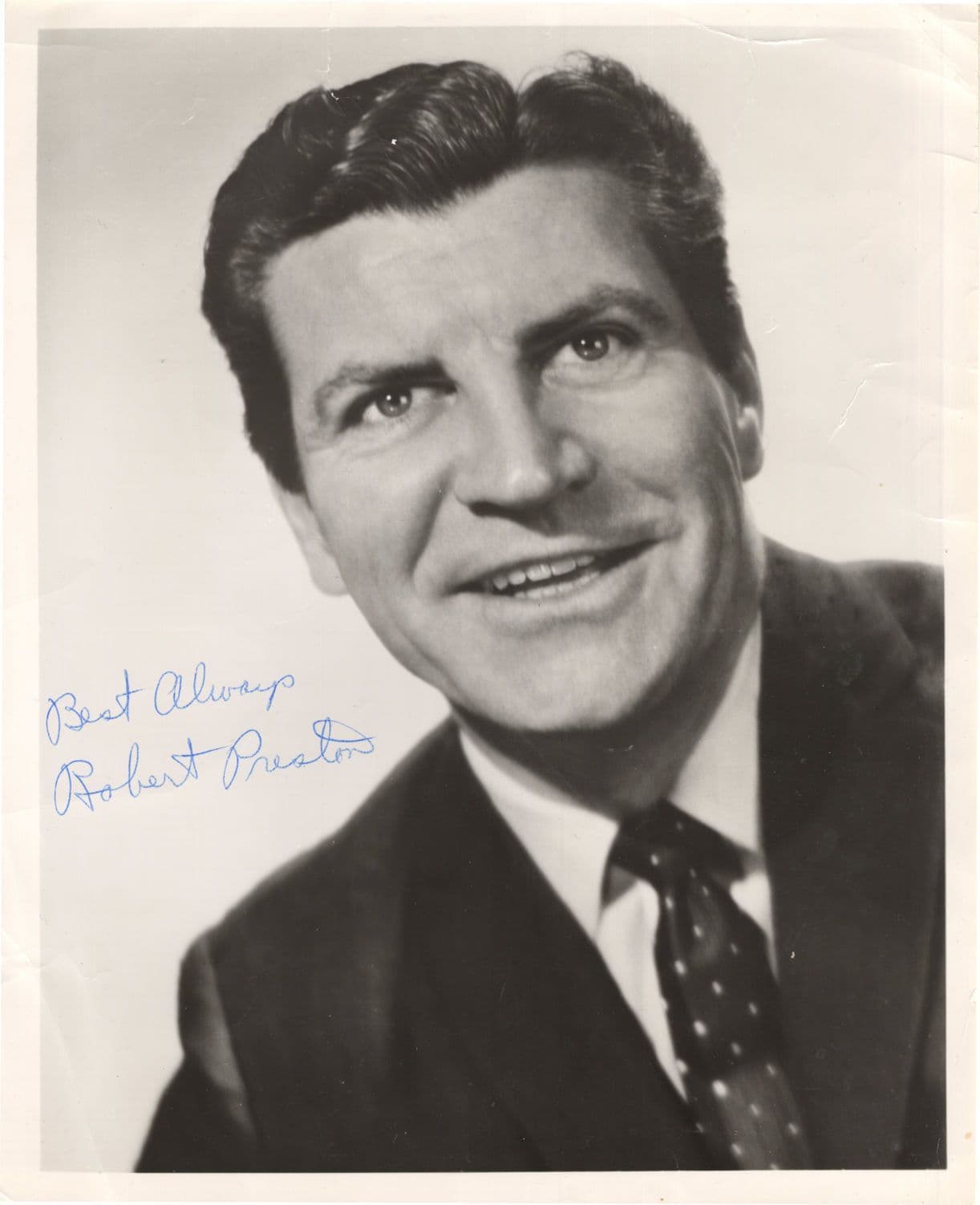 Robert Preston Music Man 10x8 Hand Signed Photo Please Read