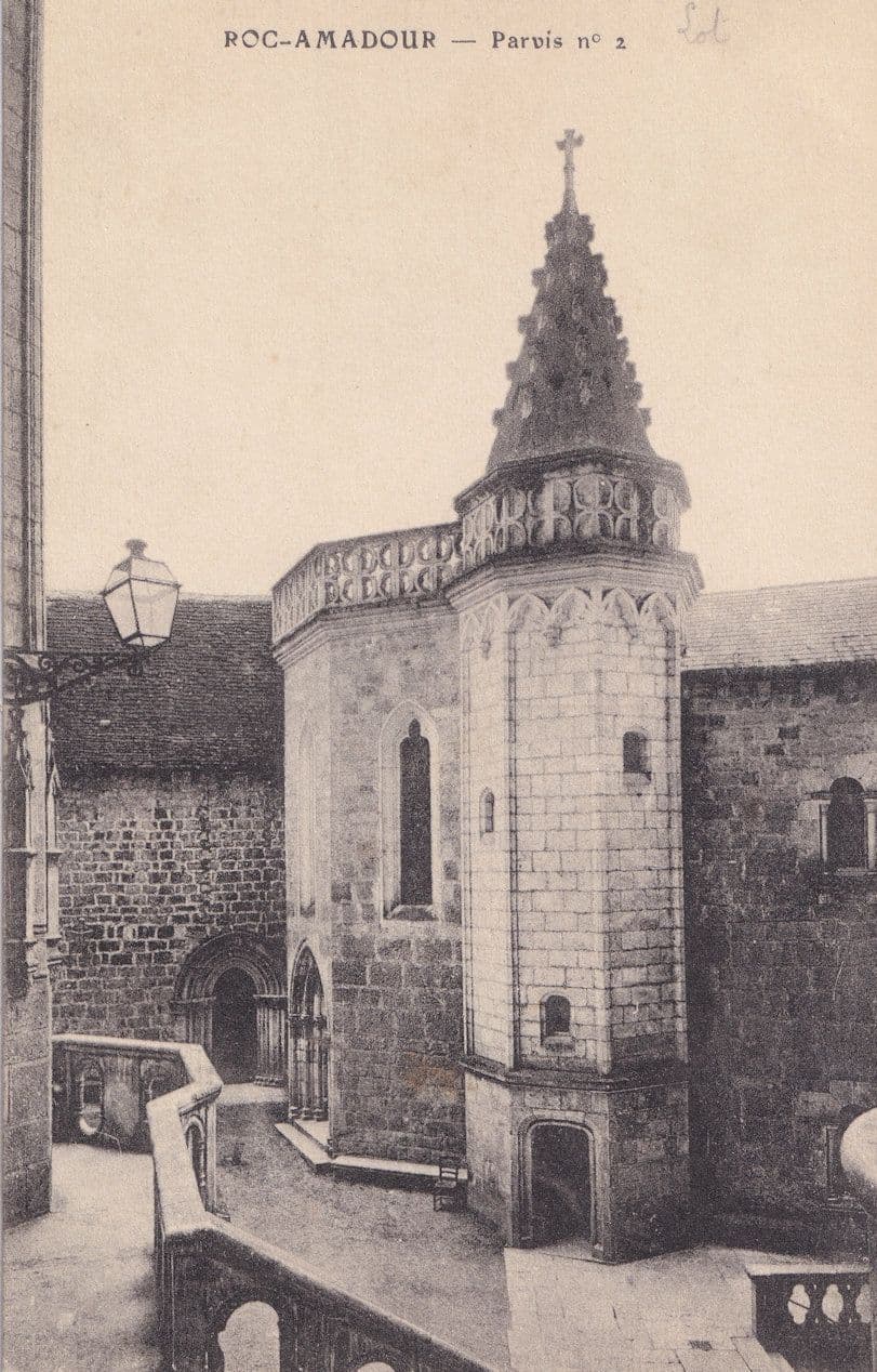 Roc Amadour Parvis French Antique Postcard