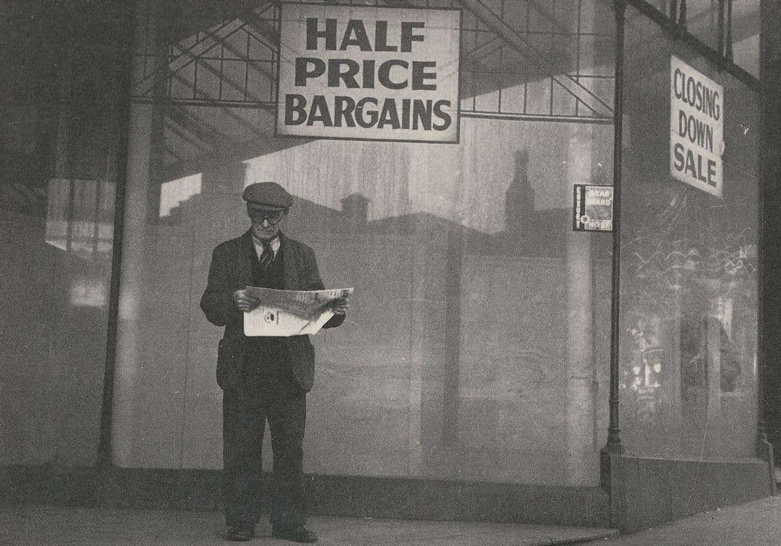 Rochdale Closing Down Sale Shop in 1952 BBC Real Photo Postcard