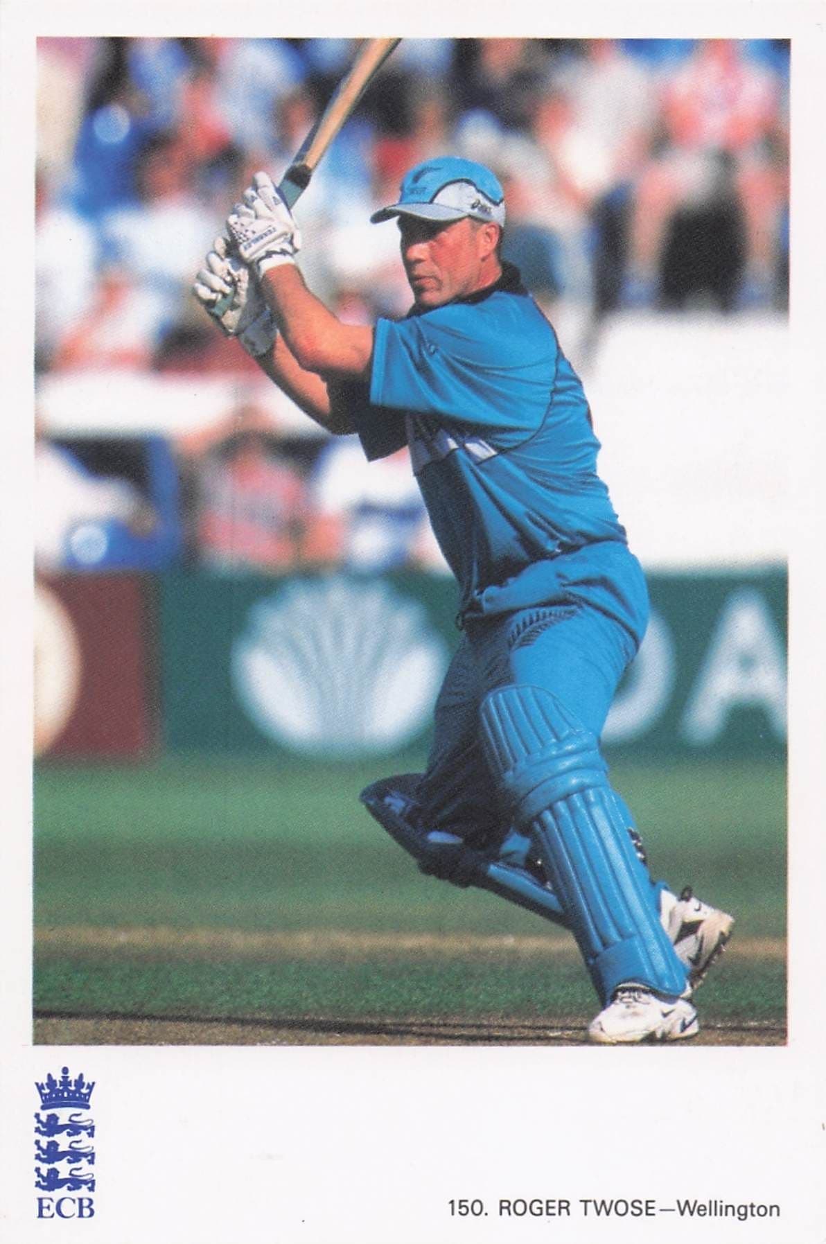 Roger Twose Wellington New Zealand TCCB Classic Cricket Photo Postcard