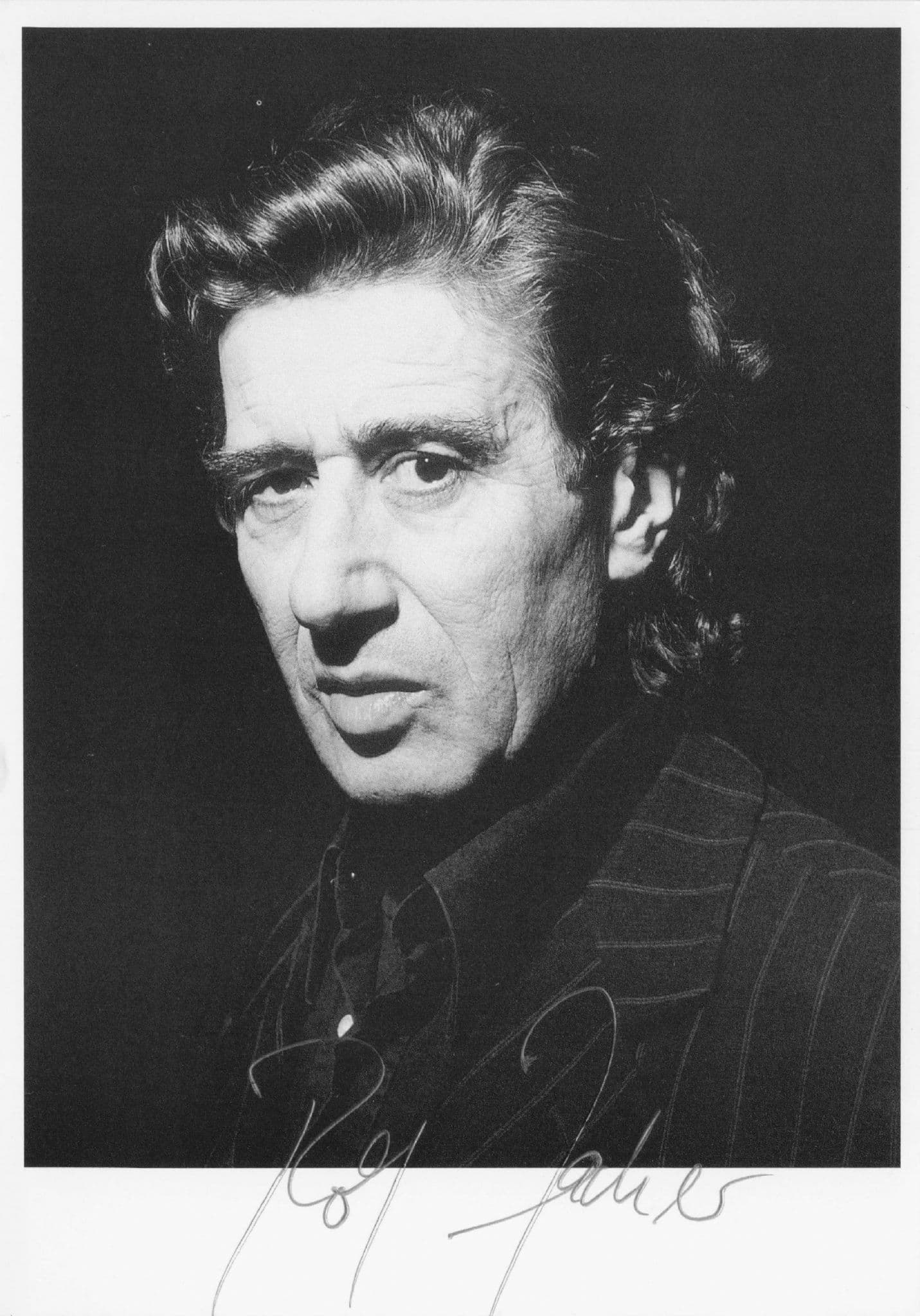 Rolf Zacher Historic German Criminal Film Actor Hand Signed Photo