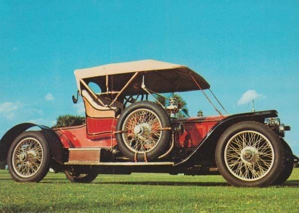 Rolls Royce 1910 Car Rare Photo Postcard