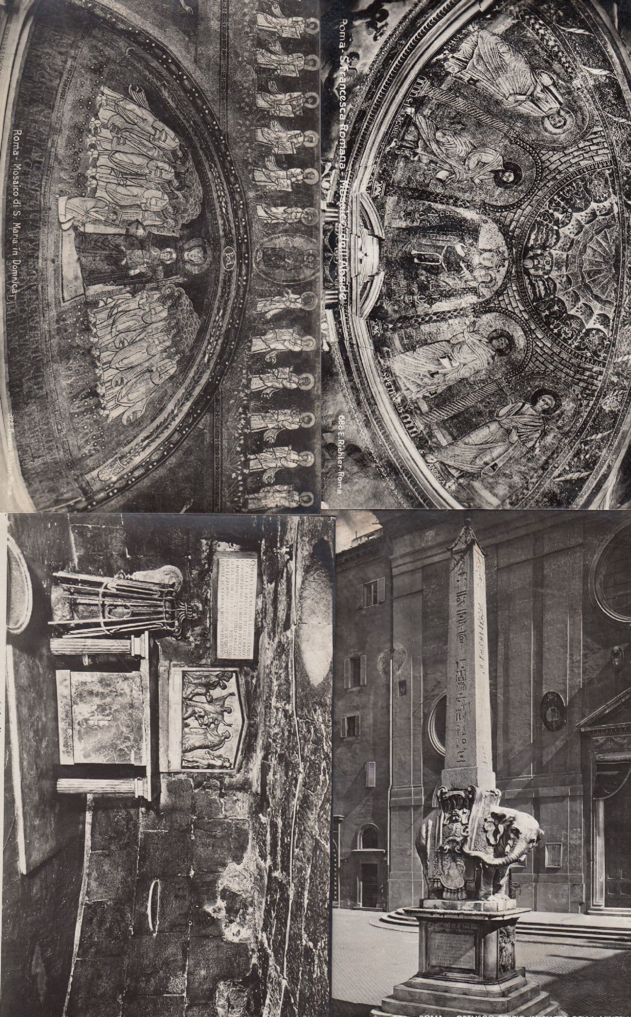 Roma Carcere Tulliano Oblesico Egizio San Francesca 4x Religious Postcard s
