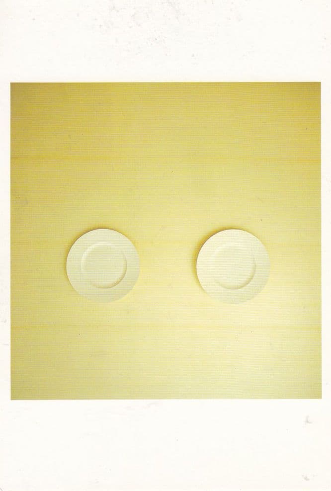 Roman Vasseur Untitled Wood & Wadding Painting Postcard