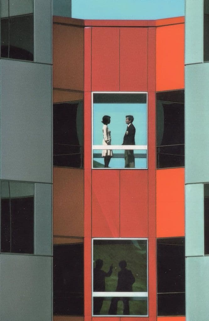 Romance in IBM Laboratory San Jose USA Complex Award Photo Postcard