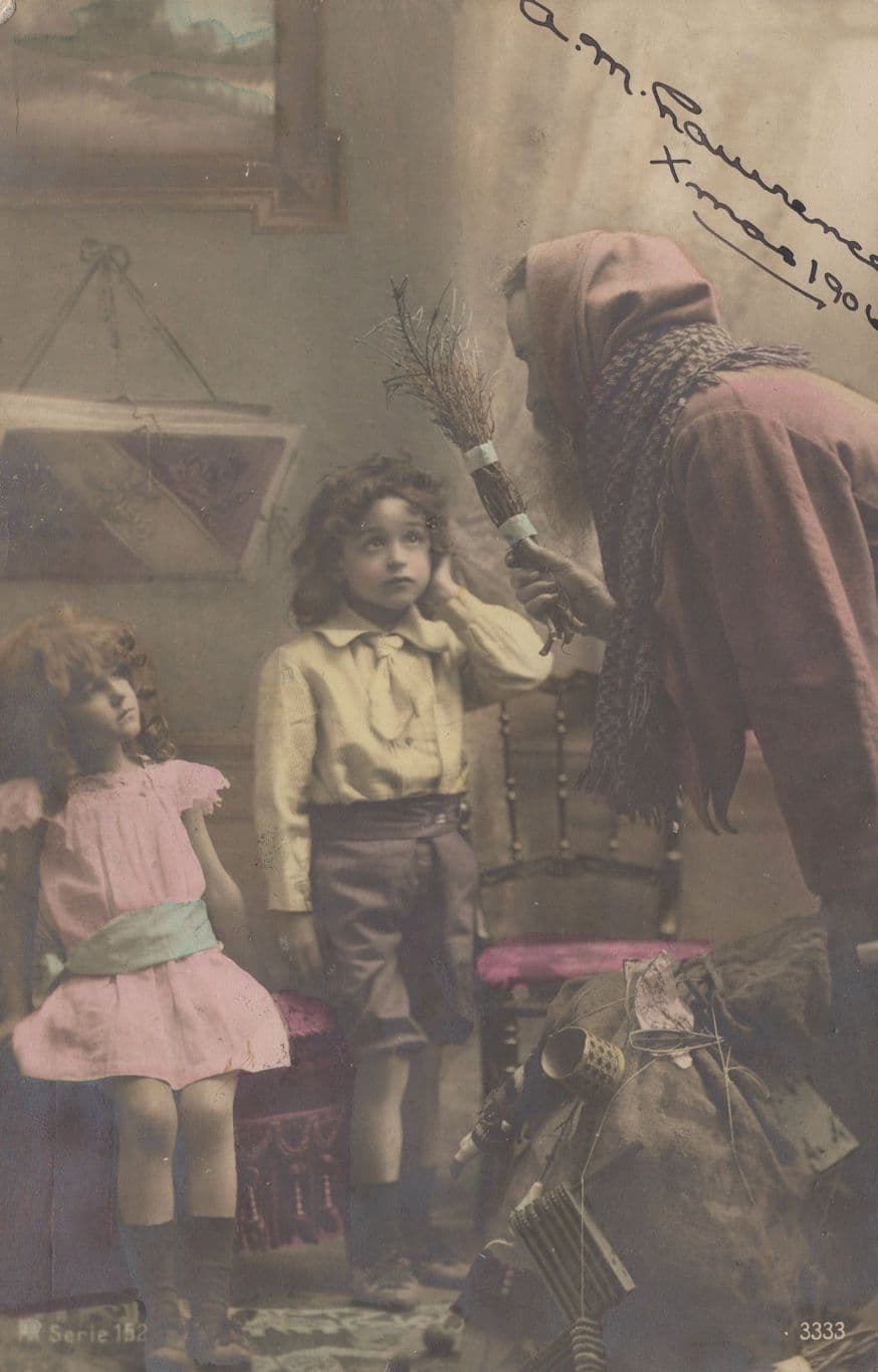 Romany Gypsy Gipsy Heather Seller Camping Bag Antique Postcard