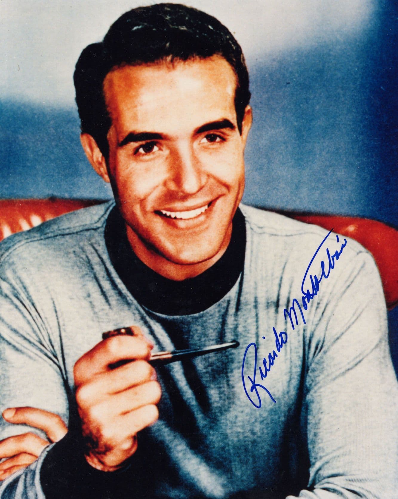 Ronaldo Montalban Star Trek Fantasy Island Large 10x8 Hand Signed Photo