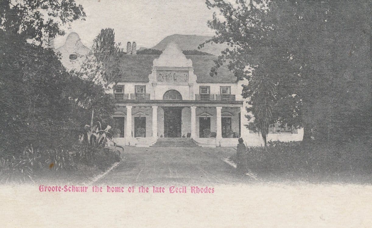 Rondebosch Late Cecil Rhodes Home Groote Schuur Postcard