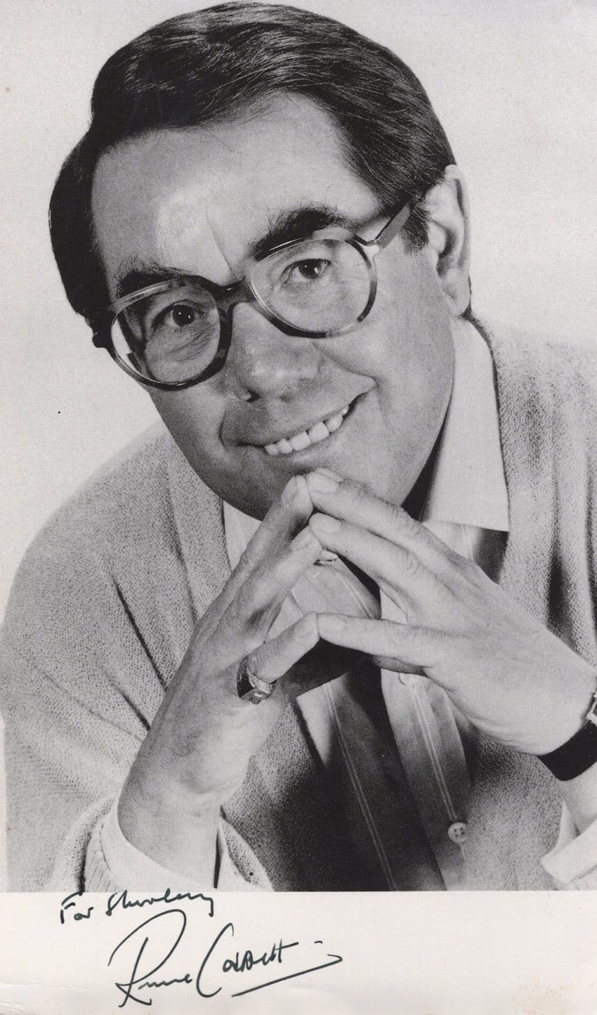 Ronnie Corbett The Two Ronnies Larger Hand Signed Photo