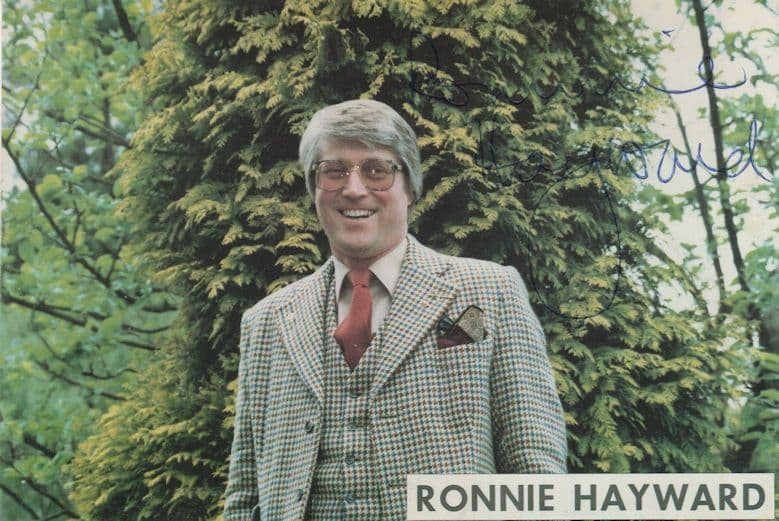 Ronnie Hayward Royal Family Comedian Candid Camera Hand Signed Photo