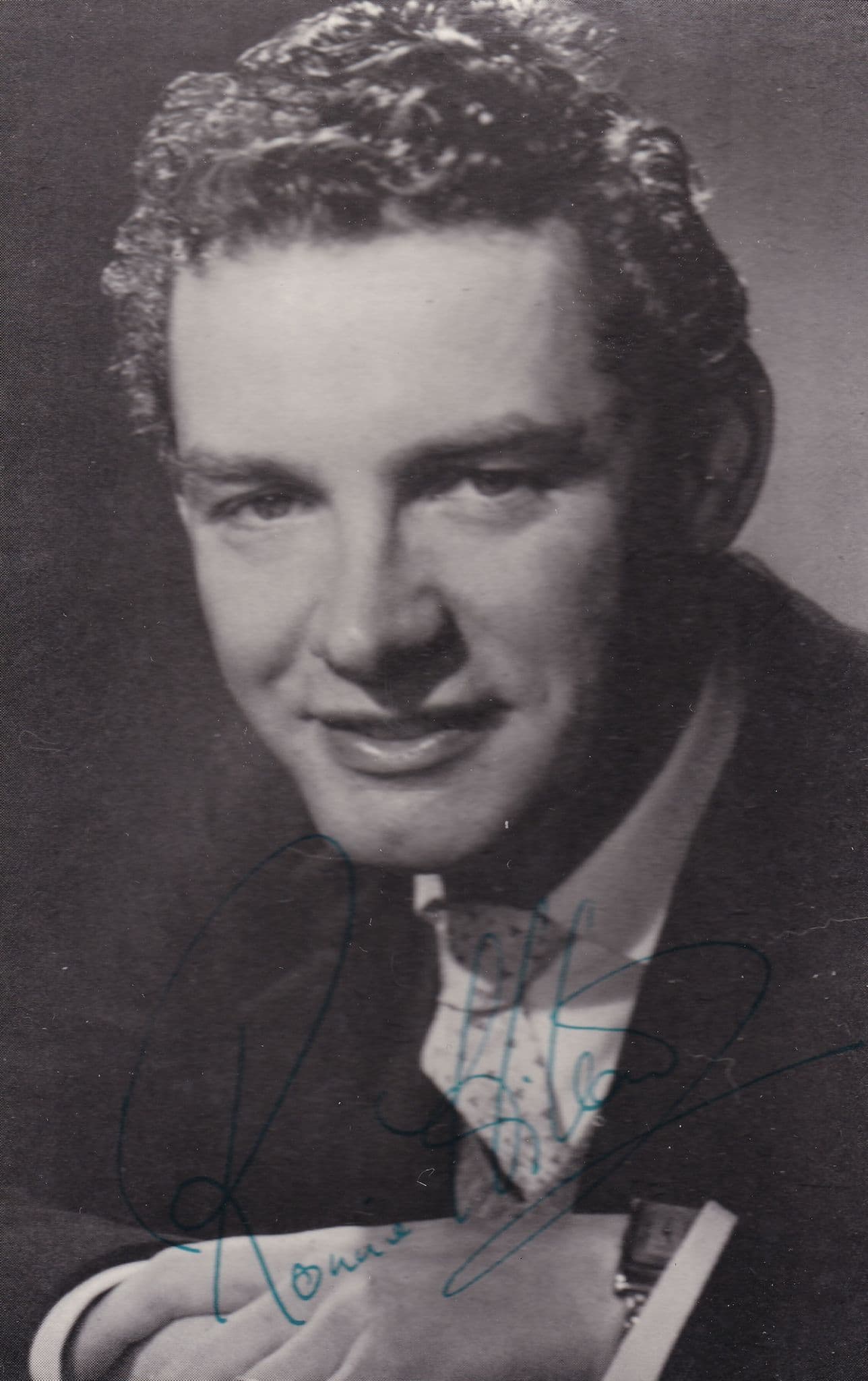 Ronnie Hilton Celebrity Publishers Vintage Real Photo Old Rare Postcard