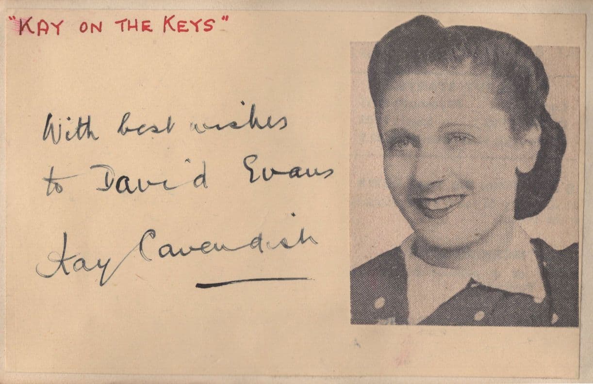 Ronnie Munro BBC Scottish Variety Orchestra WW2 Kay Cavendish Autograph s