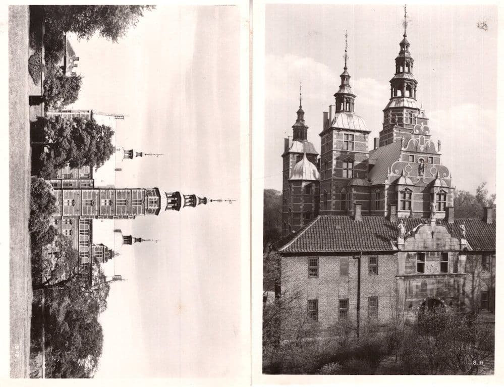Rosenburg Slot Castle Copenhagen SIX 6x Real Photo Postcard s