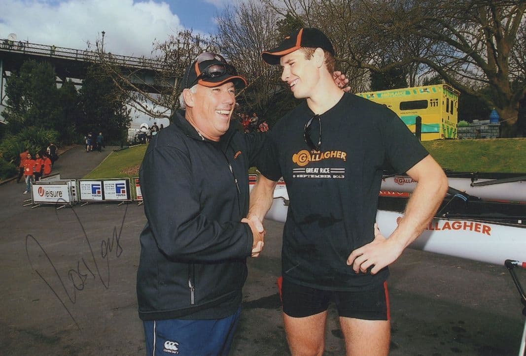 Ross Tong New Zealand Olympic Rowing Rower Hand Signed Photo