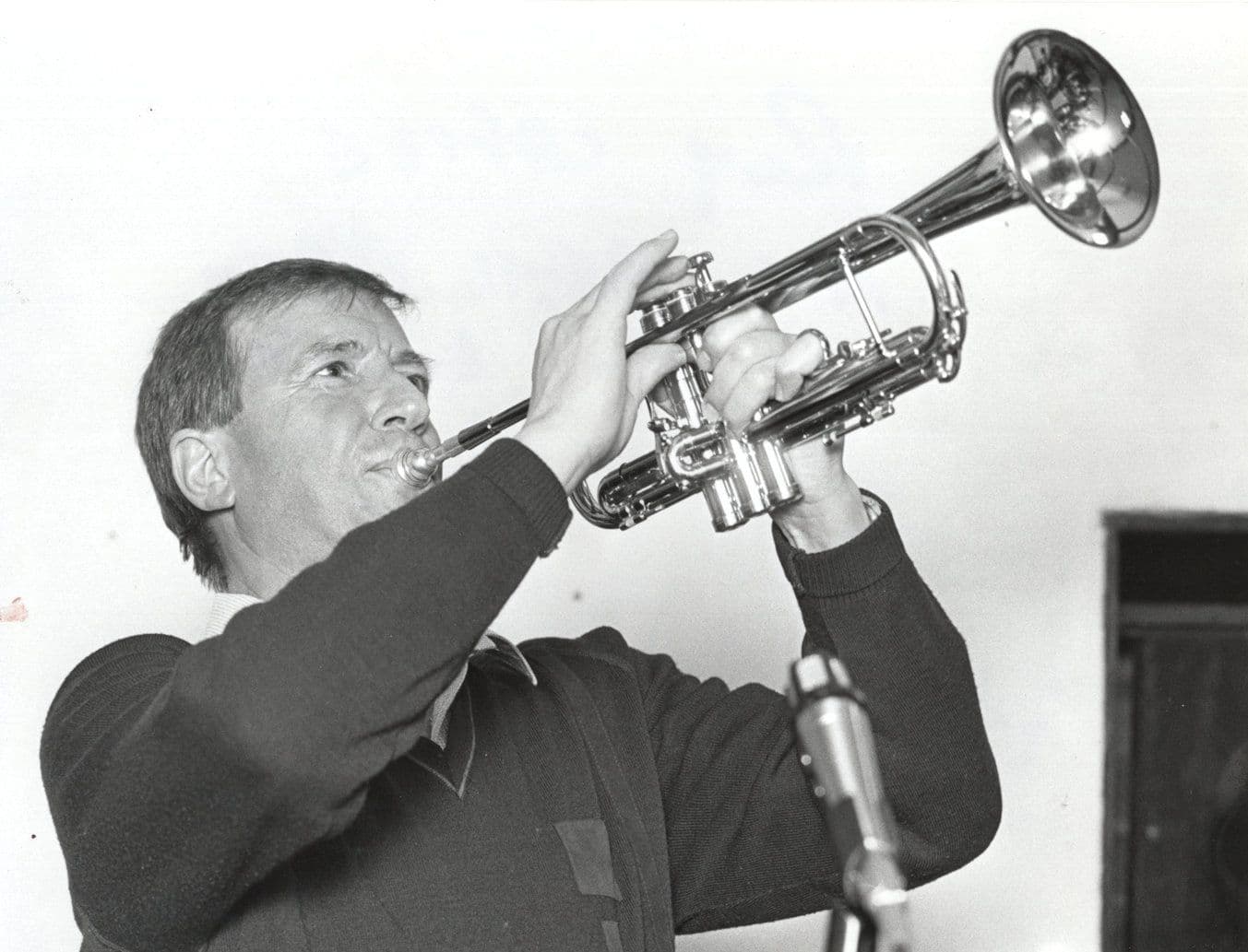 Roy Castle of The Record Breakers Live at Wellingborough Arts Barn Press Photo