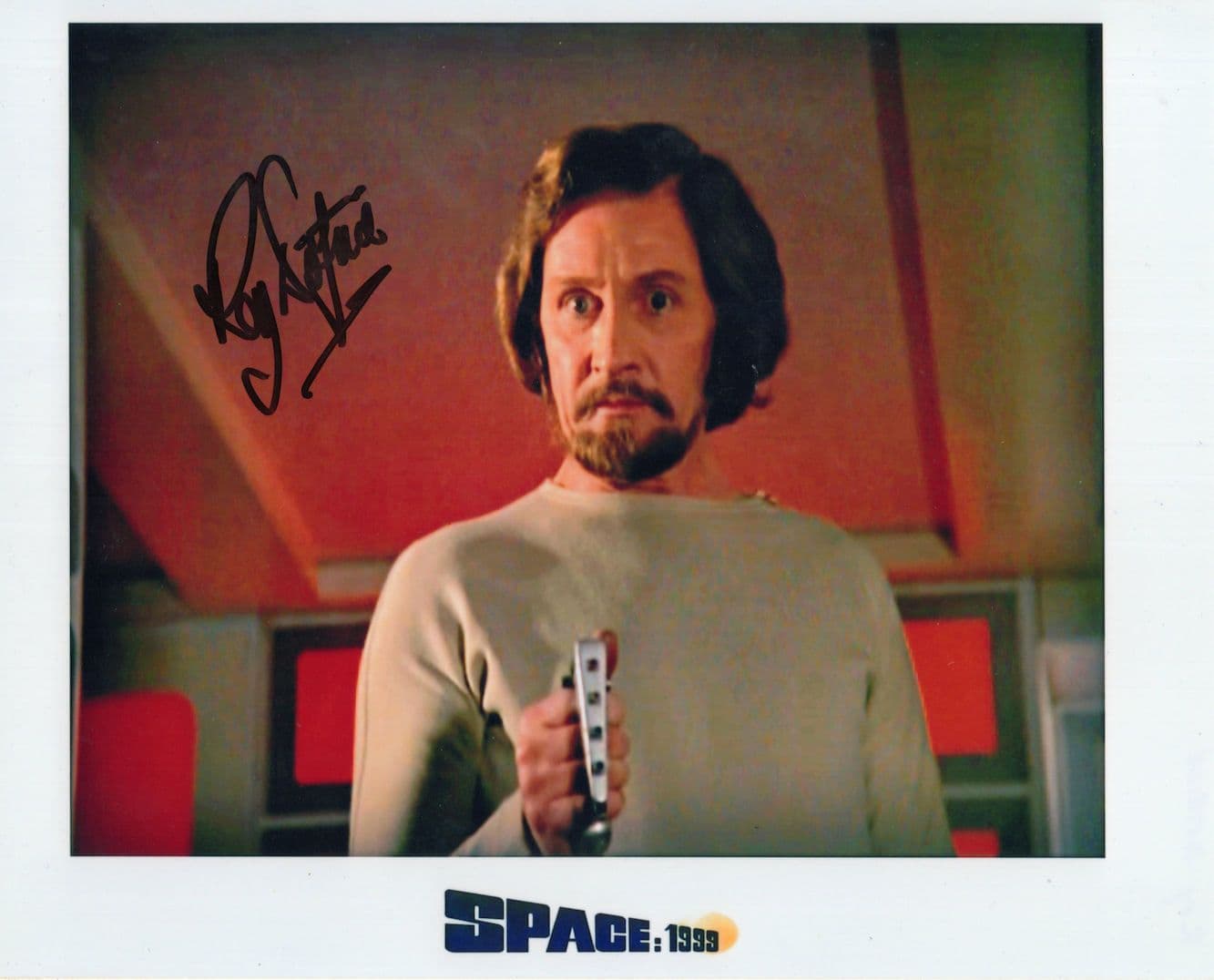 Roy Dotrice as Commissioner Gerald Simmons Space 1999 10x8 Hand Signed Photo