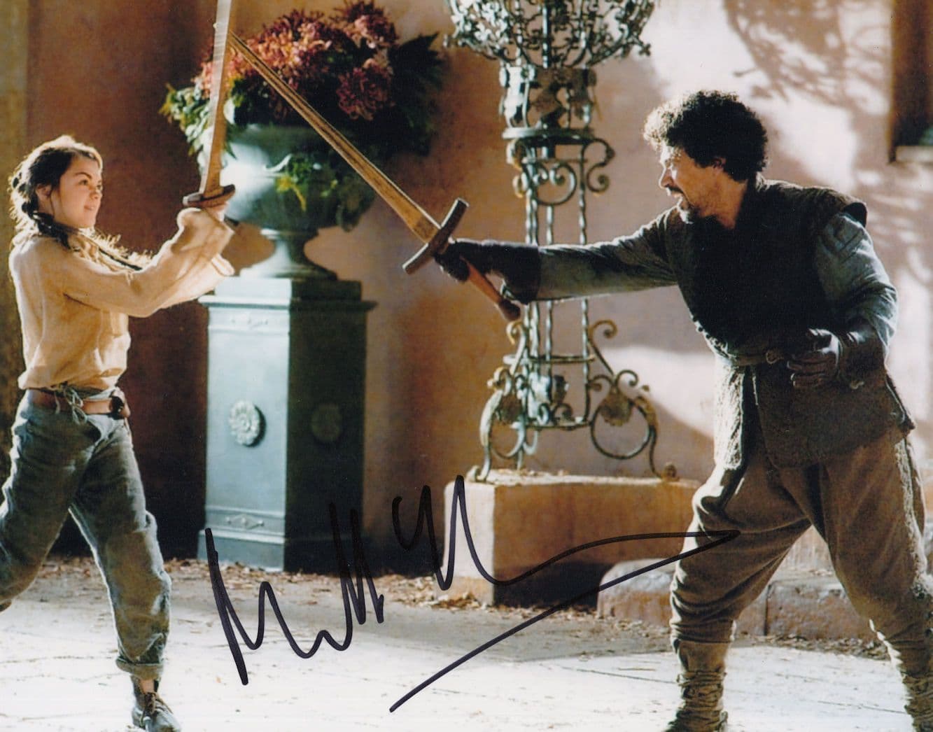 Roy Dotrice Game Of Thrones Map 10x8 Hand Signed Photo