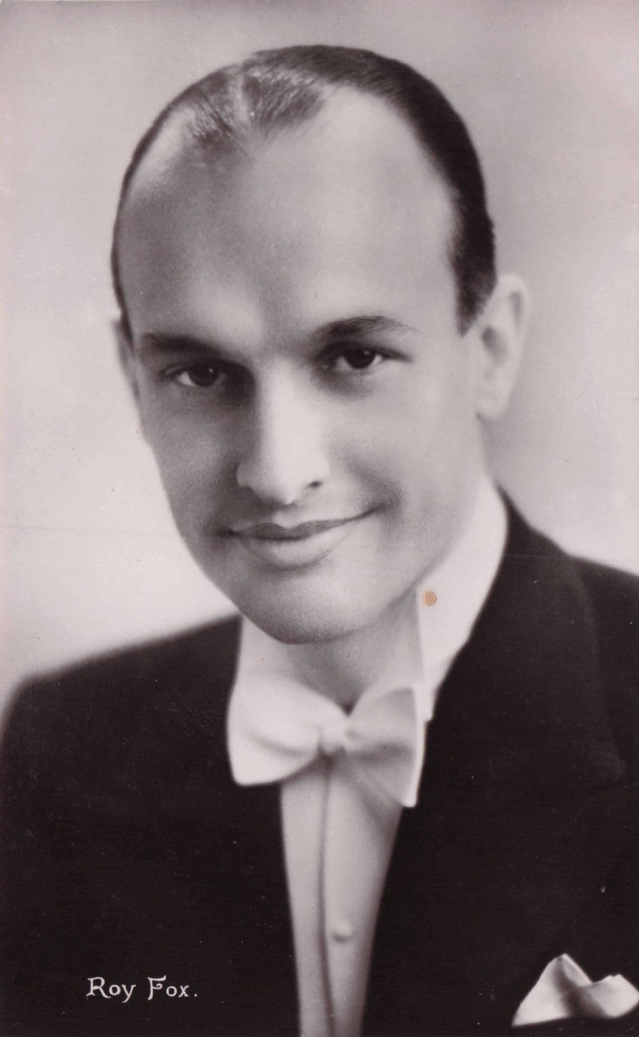 Roy Fox Melody Maker Jazz Big Band Real Photo Old Rare Music Postcard