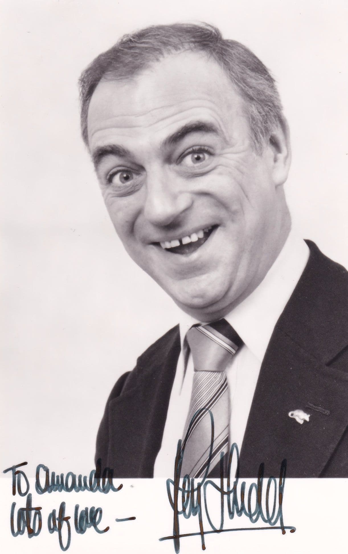 Roy Hudd in Cinderella at Nottingham 1985 TWO Hand Signed Photo Ephemera
