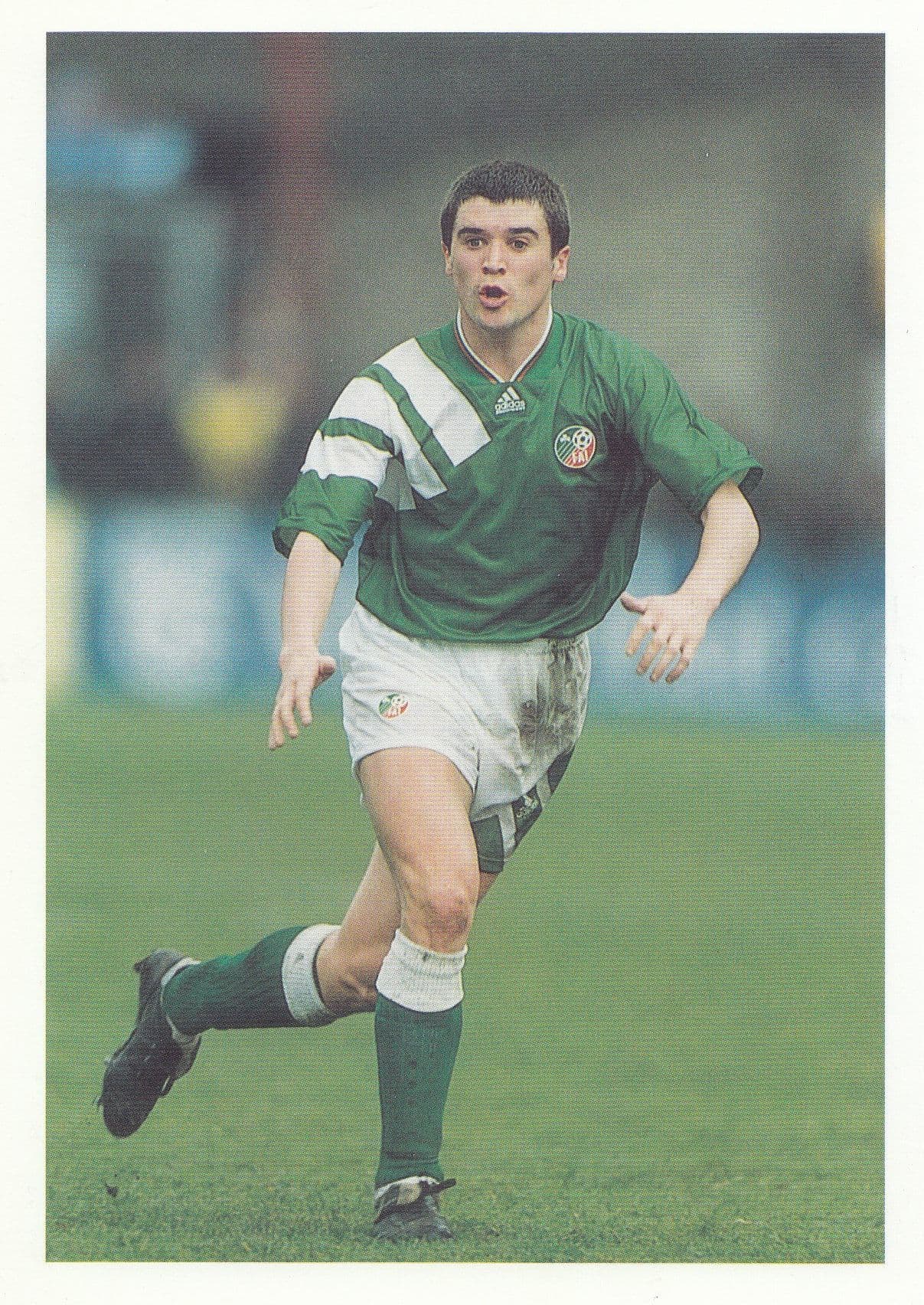 Roy Keane Eire Ireland International Football Striker Postcard