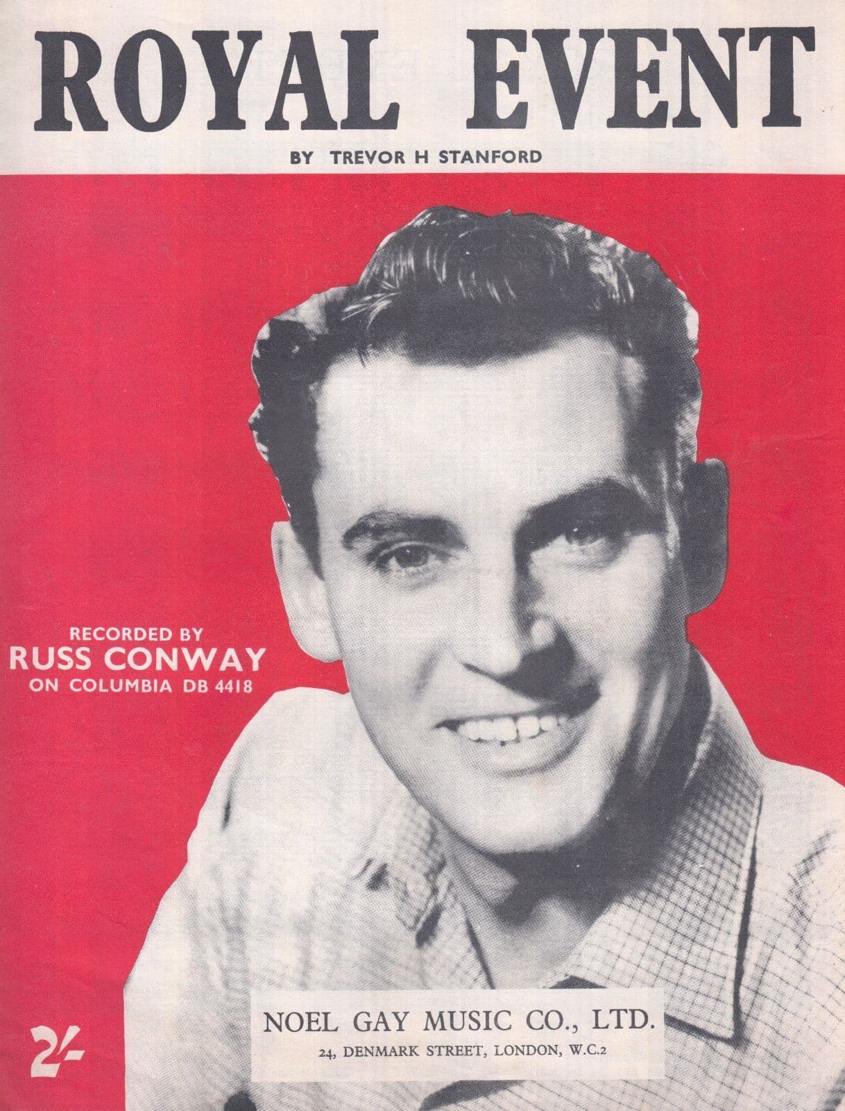 Royal Event Russ Conway 1950s Sheet Music