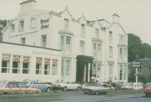 Royal Hotel Stirling Henderson Street Bridge Of Allan Postcard