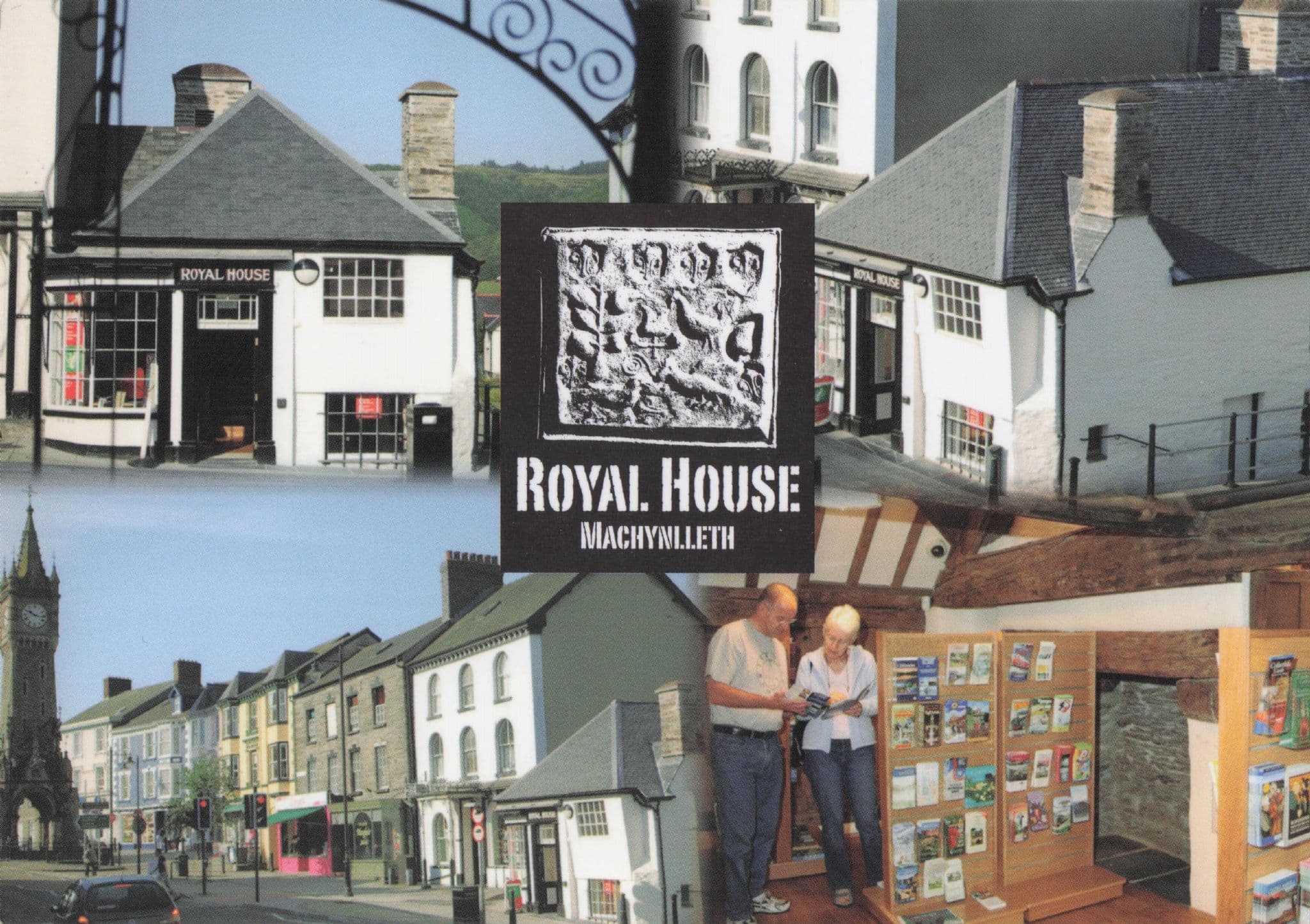 Royal House Machynlleth Welsh Maps Guides Tourist Centre Rare Postcard