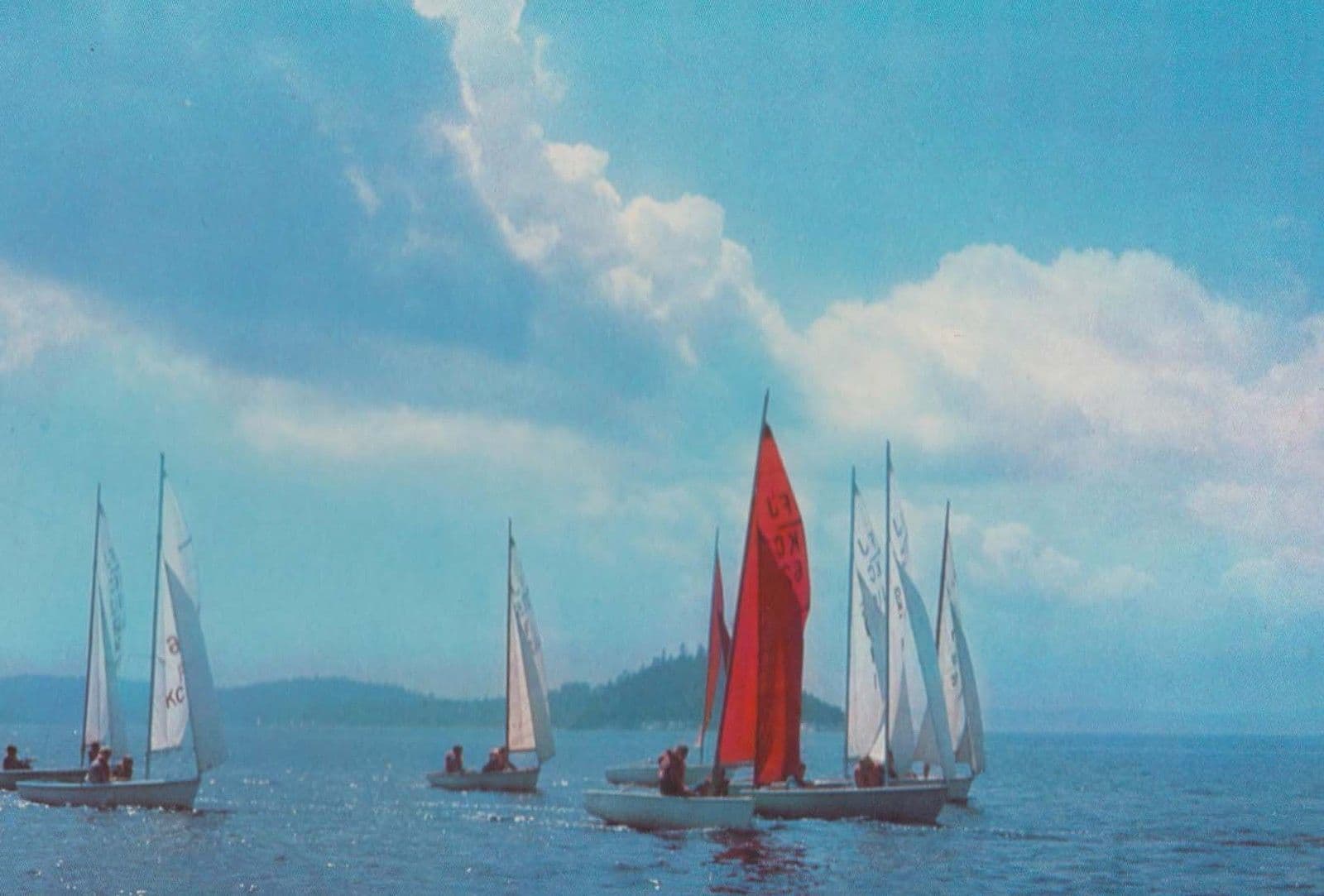 Royal Kennebaccasis Yacht Sailing Club Millidgeville Canada Canadian Postcard